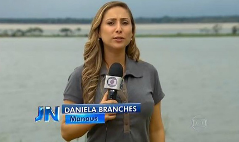 Daniela Branches reportera globo atrapado en la red fotos
